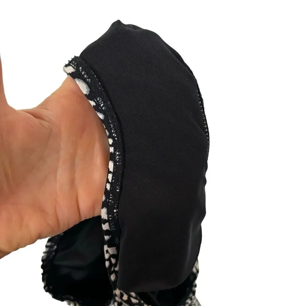 Contours by Coco Reef Black Leopard Print One-Piece Swimsuit Women's 16/40C - Picture 6 of 6